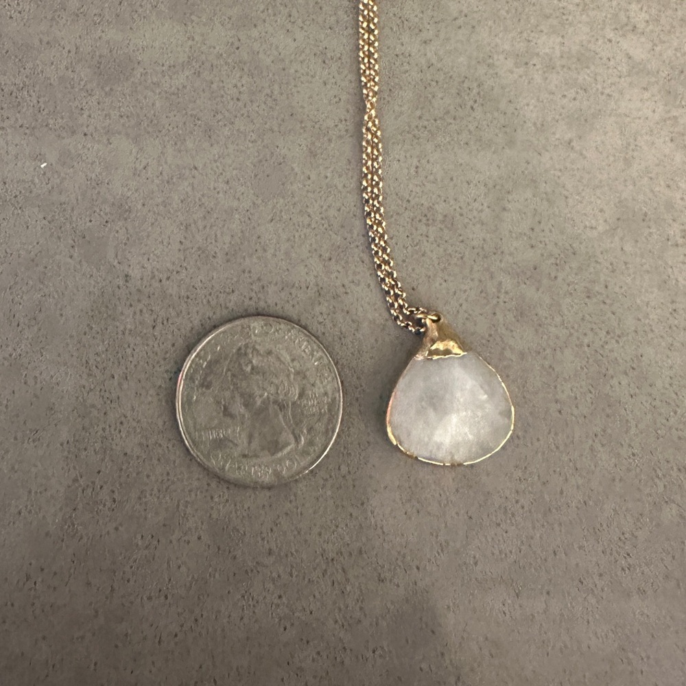 MOONSTONE DROP‎ PENDANT NECKLACE - Picture 5 of 5